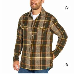 Woolrich Green Label Plaid Flannel Shirt
